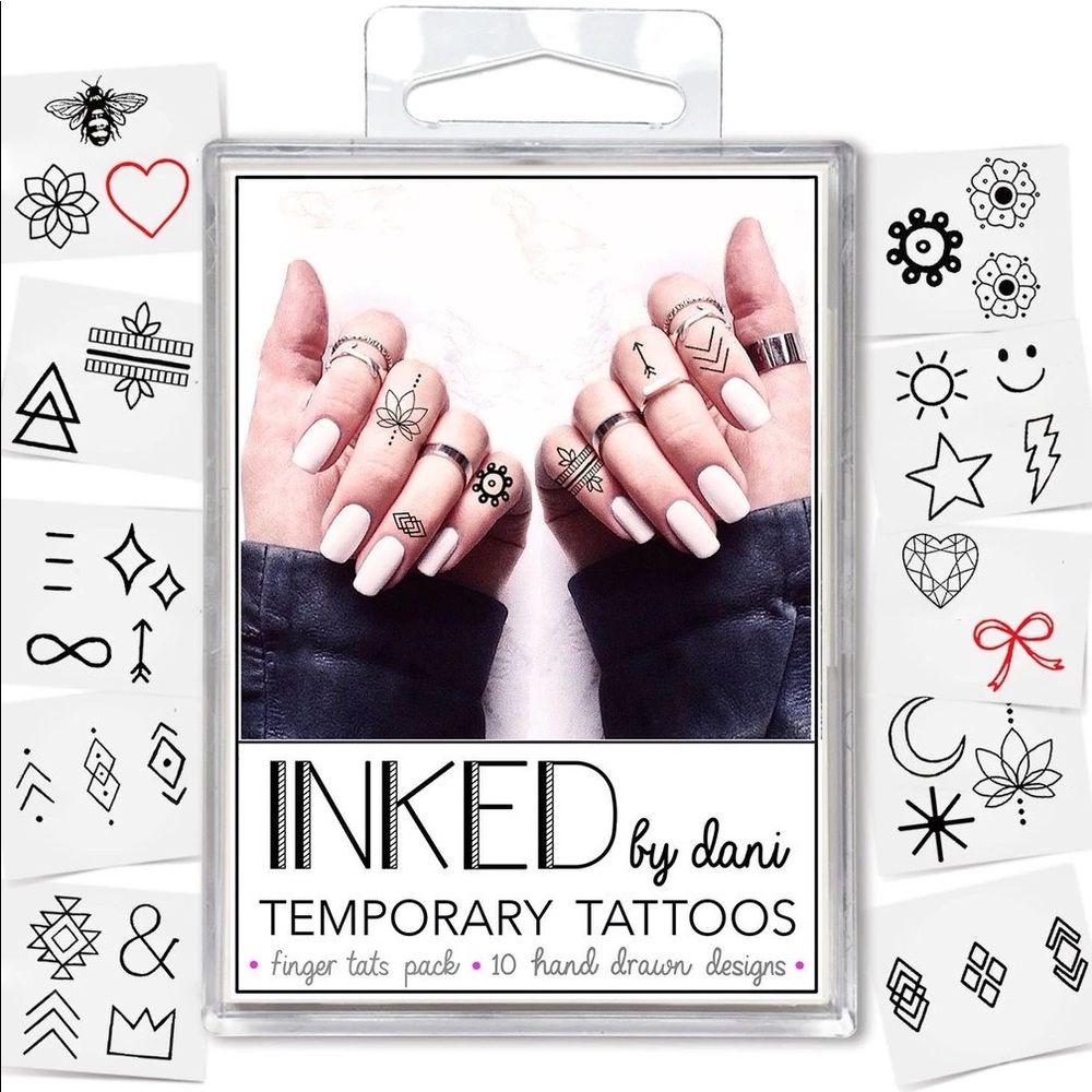 Finger Tat Pack by Inked by Dani